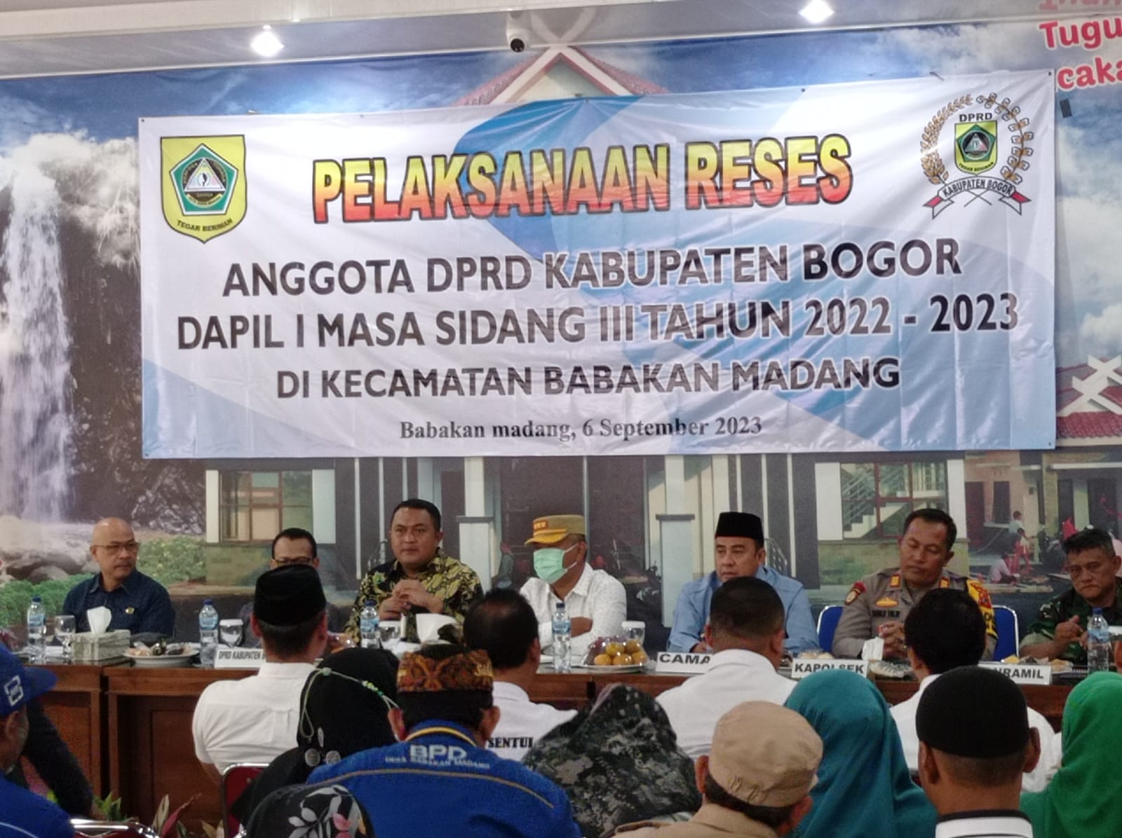 Reses Anggota DPRD Kabupaten Bogor Dapil 1 di Kecamatan Babakan Madang