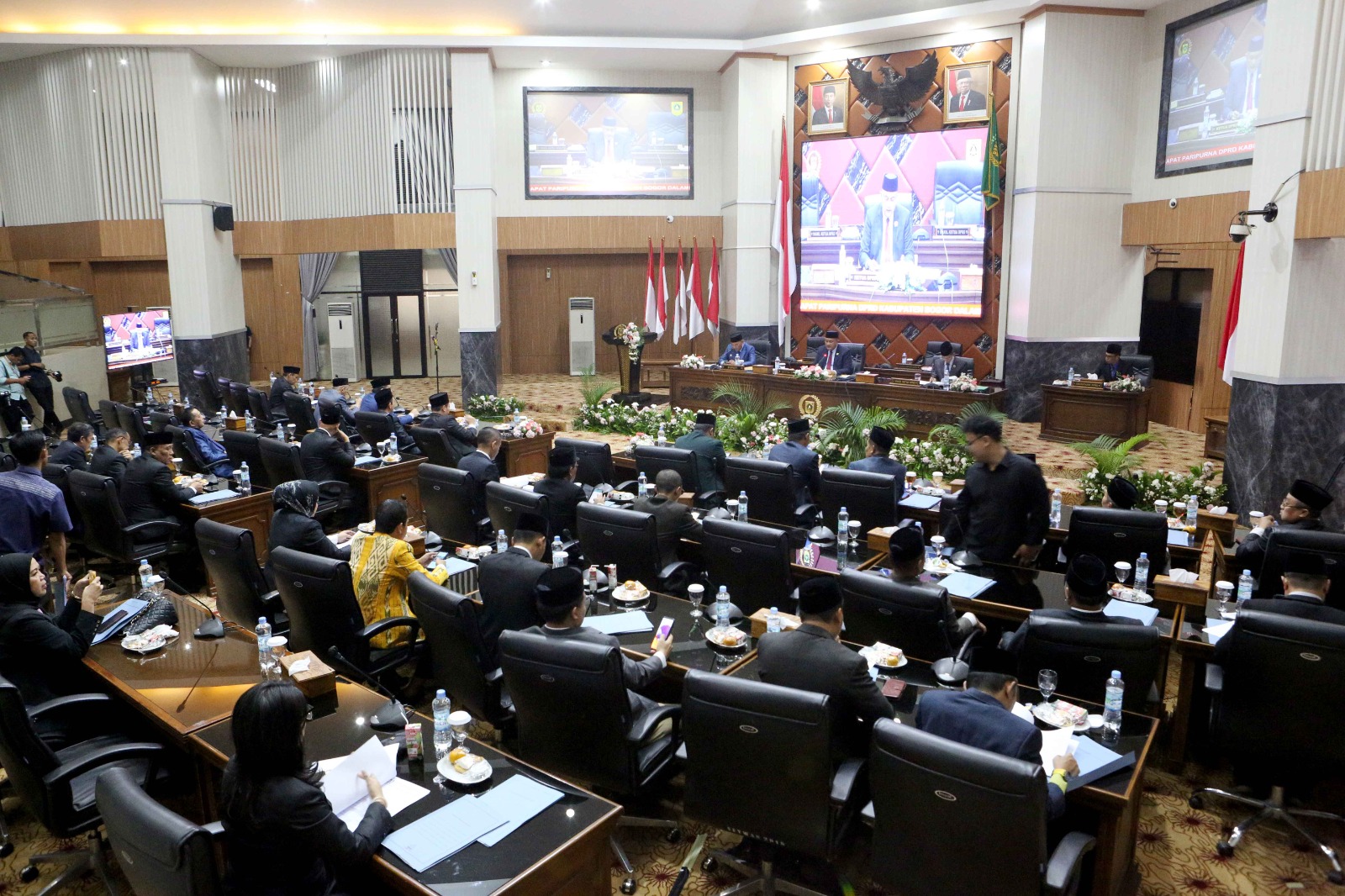 Suasana Rapat Paripurna DPRD Kabupaten Bogor