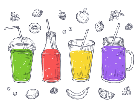 Minuman yang menyehatkan dan mencerdaskan otak anak, images sumber: pngtree