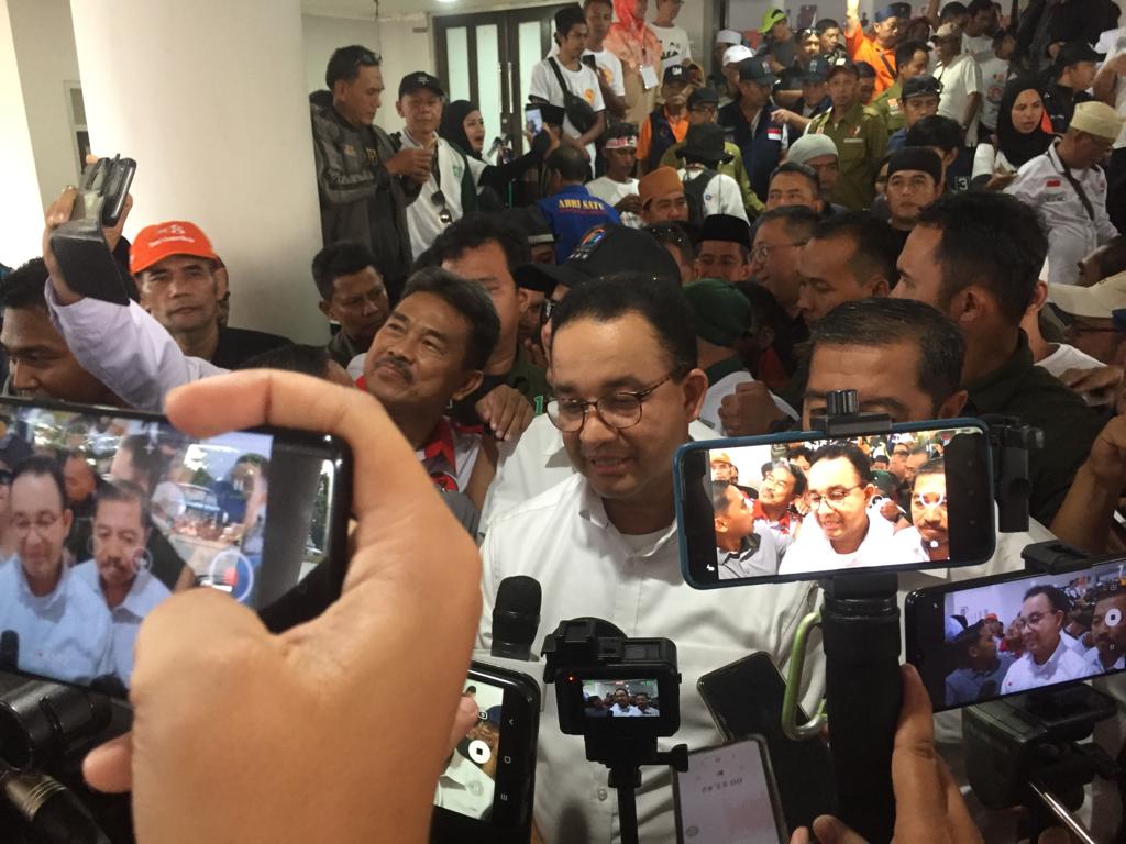 Calon Presiden Anies Baswedan saat mengunjungi Kabupaten Bogor =Rujukanmedia.com