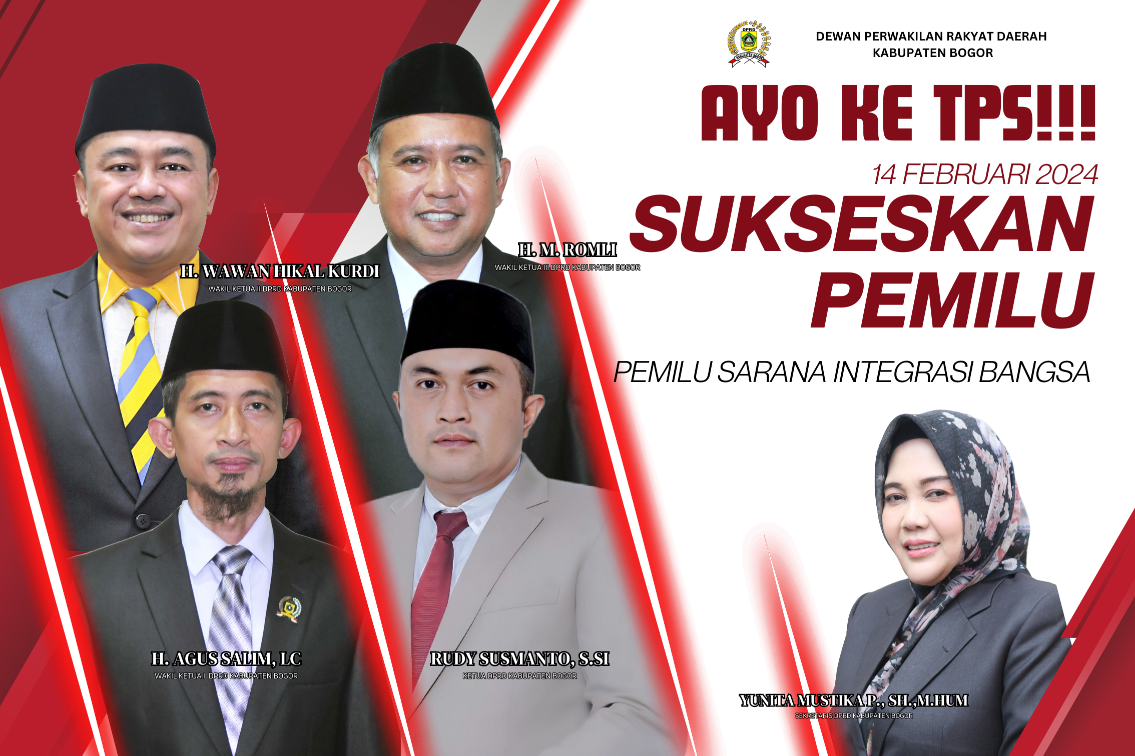 Ketua DPRD Kabupaten Bogor Rudy Susmanto Ajak Masyarakat Manfaatkan Hak Pilih pada Pemilu 2024 Ketua DPRD Kabupaten Bogor Rudy Susmanto Ajak Masyarakat Manfaatkan Hak Pilih pada Pemilu 2024