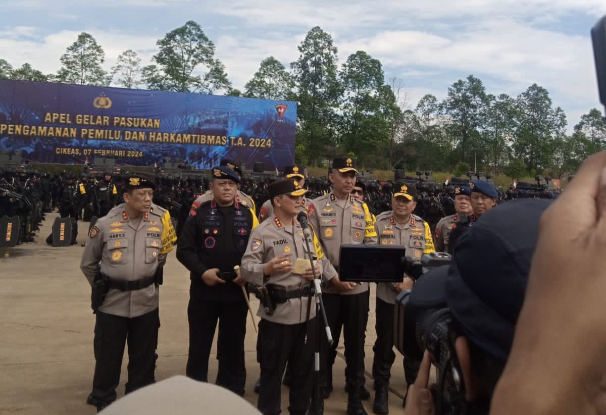 Kabarhakam Polri, Komjen Pol Fadil Imran saat memberikan keterangan pers di Mako Brimob Cikeas, Gunungputri, Kabupaten Bogor = Rujukanmedia.com