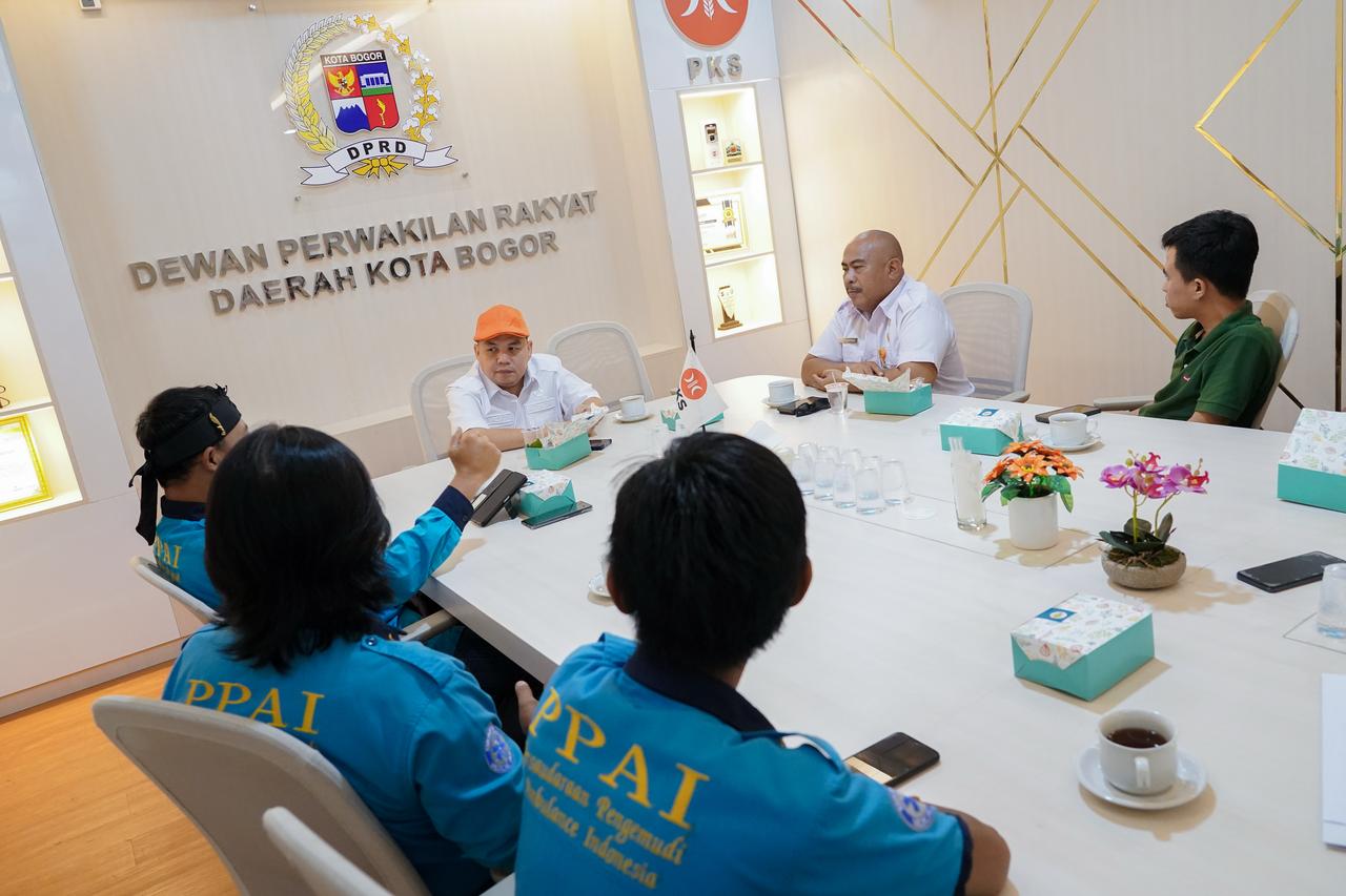 Ketua DPRD Kota Bogor saat menerima audiensi DPW PPAI (Dok.DPRD)
