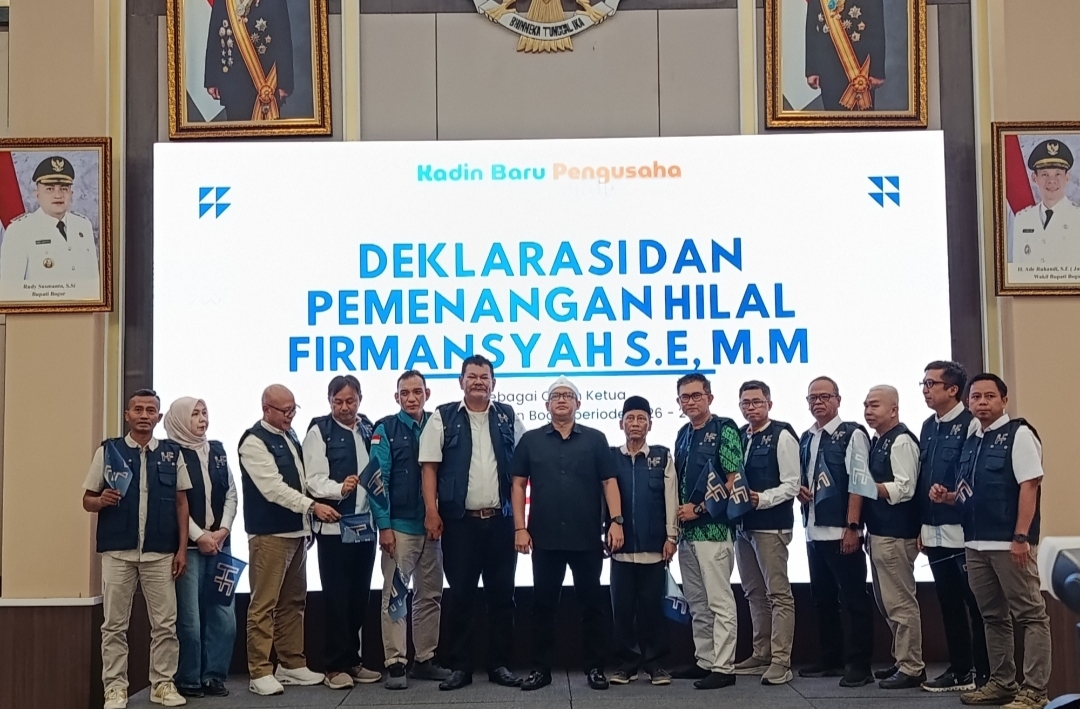 Deklarasi dukungan kepada Ketua BPC Gapensi Kabupaten Bogor, Hilal Firmansyah untuk maju sebagai calon Ketua KADIN Kabupaten Bogor (Istimewa)