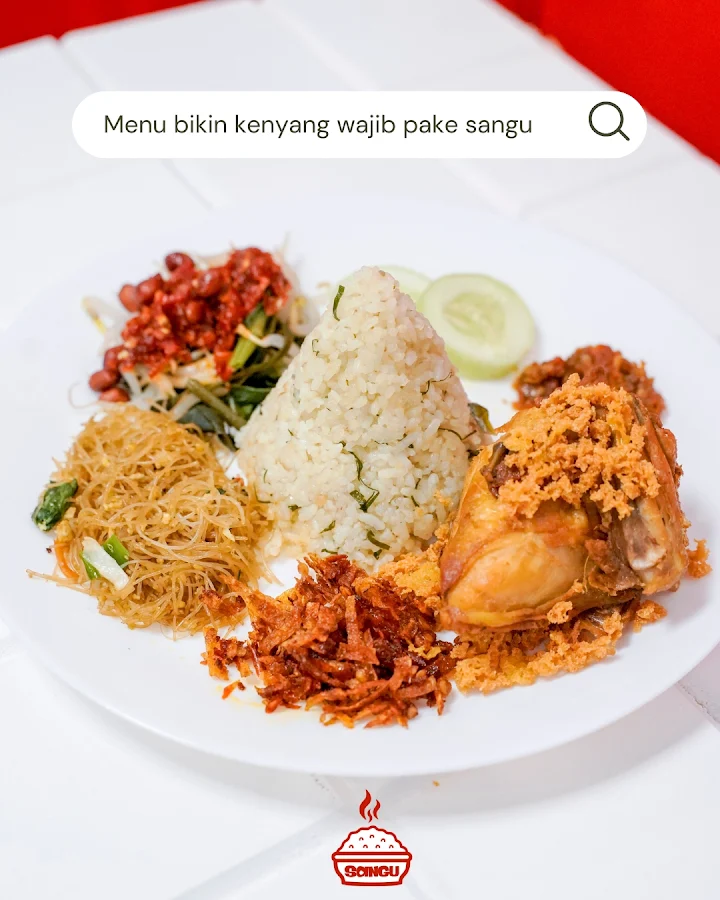 Salah satu menu di SANGU , images sumber: Sangu