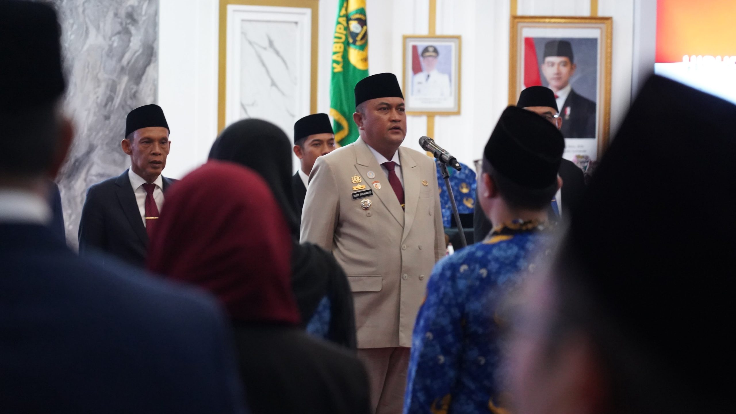 Proses pelantikan pejabat Pemkab Bogor (Dok.Diskominfo)